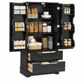 Armoire, avec rangement, avec tiroirs, avec portes, 60 x 40 x 120 cm, coloris noir, pour la chambre