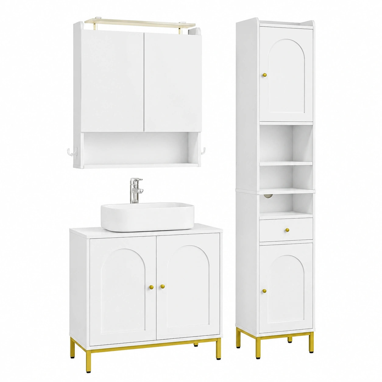 Armoire, coloris blanc, pour la chambre