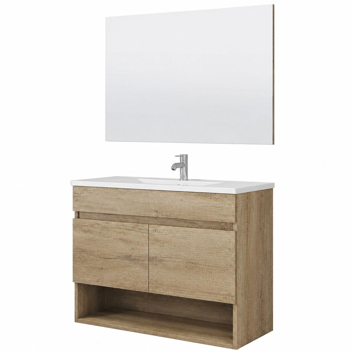 Ensemble de meubles de salle de bain, avec portes, 80 x 64 x 45 cm, pour la salle de bain