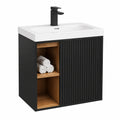 Ensemble de meubles de salle de bain, coloris noir, 50 x 38 x 55 cm, pour la salle de bain