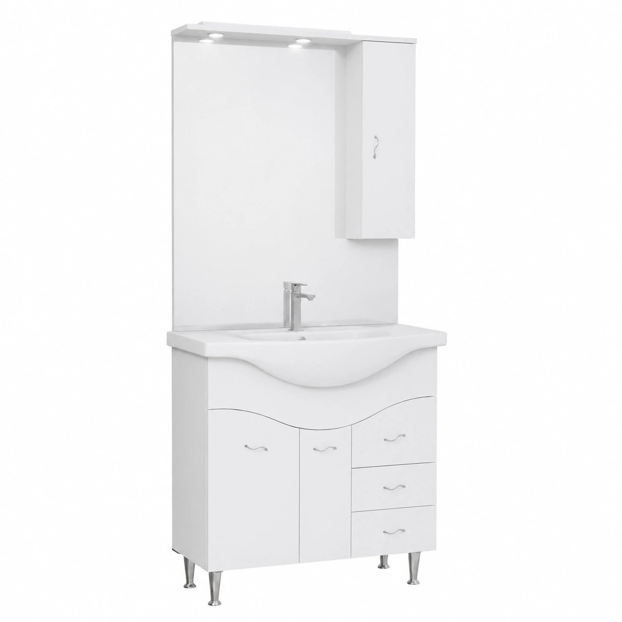 Armoire, coloris blanc, pour la chambre