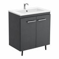 Ensemble de meubles de salle de bain, coloris graphite, pour la salle de bain